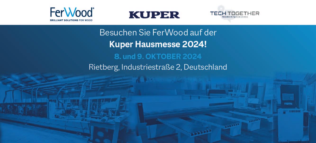 Ferwood Präsenz auf der Kuper Hausmesse am 8. und 9. Oktober 2024