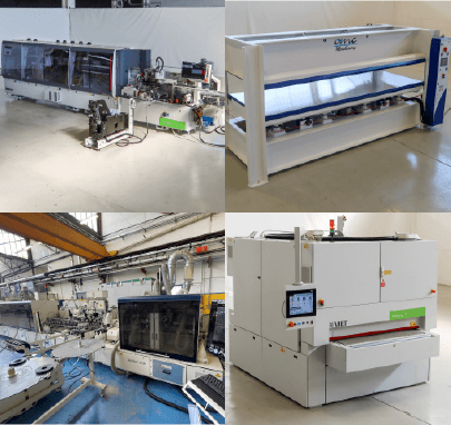 Máquinas Biesse, SCM, OMC, sin uso, lista entrega